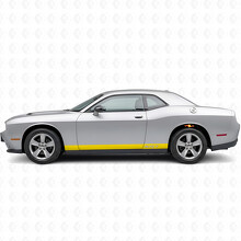 SRT Style Streifen Schweller Vinylaufkleber Sticker für Dodge Challenger 2009-2018_5