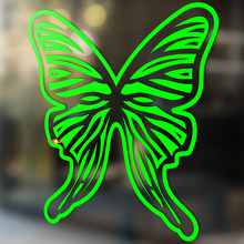 Schmetterlingsumriss Silhouette Universeller Vinylaufkleber_3