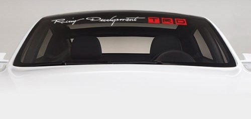 TRD Racing Development Windshield Vinyl-Aufkleber für Toyota