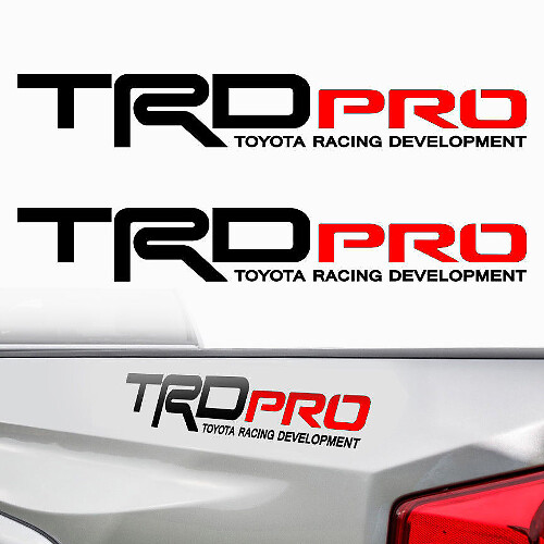 TRD Pro Seiten Vinyl-Aufkleber-Set für Toyota Tacoma und Tundra