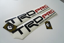 TRD Pro Seiten Vinyl-Aufkleber-Set für Toyota Tacoma und Tundra_2