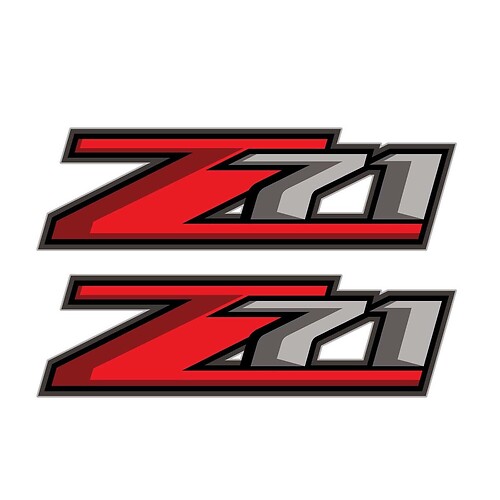 2er-Set: Z71-Aufkleber für 2017 Chevrolet Silverado GMC Sierra Pickup
