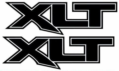 XLT Seiten-Vinylaufkleber-Set für Musclecar Truck