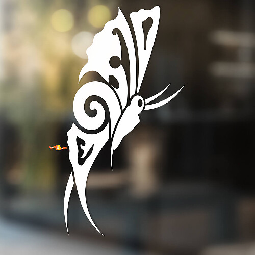 Tribal-Schmetterling Universal Vinyl-Aufkleber