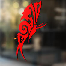 Tribal-Schmetterling Universal Vinyl-Aufkleber_2