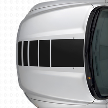 Strobe Stile Streifen Vinylaufkleber-Kit für Motorhaube & Seitenteile Dodge Ram 1500_2