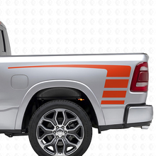 Strobe Stile Streifen Vinylaufkleber-Kit für Motorhaube & Seitenteile Dodge Ram 1500_7
