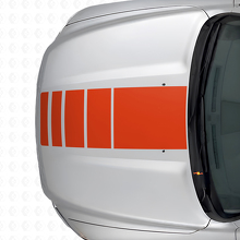 Strobe Stile Streifen Vinylaufkleber-Kit für Motorhaube & Seitenteile Dodge Ram 1500_8