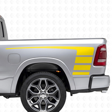 Strobe Stile Streifen Vinylaufkleber-Kit für Motorhaube & Seitenteile Dodge Ram 1500_9