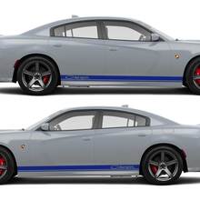 2X Dodge Charger Rocker Panel Aufkleber Streifen-Vinyl-Grafik-Kit
 3
