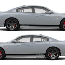 2X Dodge Charger Rocker Panel Aufkleber Streifen-Vinyl-Grafik-Kit
 4