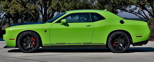 Challenger Schriftzug Seiten Vinyl Aufkleber Sticker für Dodge Challenger 2008-2018