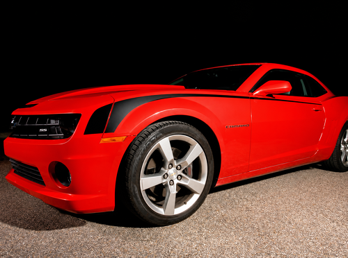 Hockey Stick Stripe Pair Seite Vinylaufkleber für Chevrolet Camaro 2010-2013