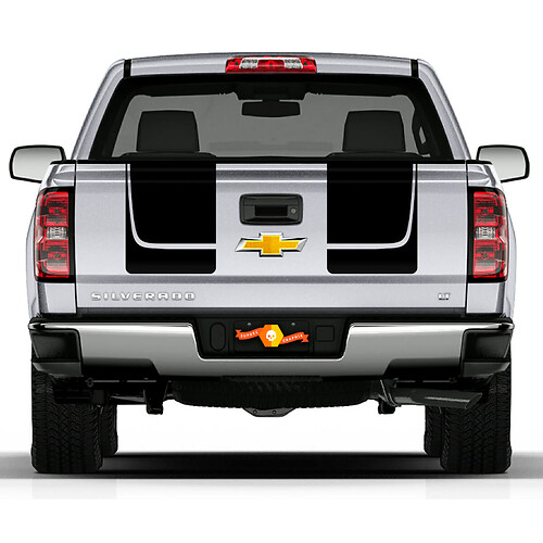 Chevy Silverado Heckstreifen-Vinylaufkleber Grafikaufkleber RALLY 1500
