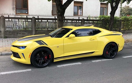 Racing Rally Stripe Kit Motorhaube Dach Kofferraum Vinylaufkleber für Chevrolet Camaro 2016-2018
