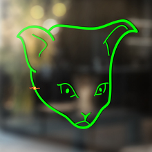 Cat's head Universeller Vinyl-Aufkleber_3