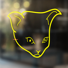 Cat's head Universeller Vinyl-Aufkleber_4