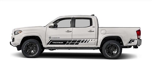 Toyota Tacoma 2015-2018 Seiten-Vinyl-Grafik-Aufkleber-Kit Streifenaufkleber
