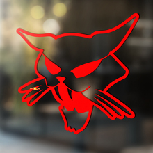 Wütende Katze Universeller Vinyl-Aufkleber_2