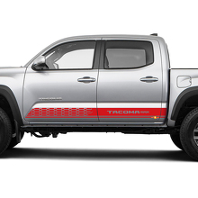 Karierte Türseitstreifen Vinyl Aufkleber Grafikset Für Toyota Tacoma 3