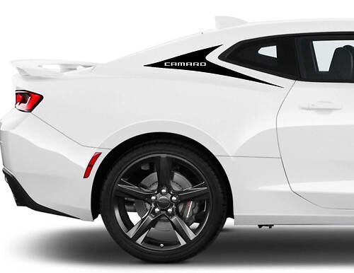 C-Säulen-Akzent-Vinylgrafikaufkleber mit Streifen für Camaro 2016–2018
