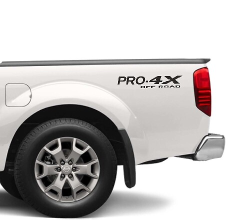 2 x Nissan Frontier Pro-4 x Vinyl-Aufkleber, beidseitig, Aufkleber, 4 x 4, Nismo
