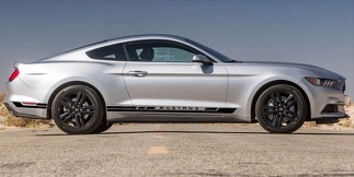 Ford Mustang 2015-2020 seitliche Vinyl-Racing-Aufkleber HASTE ROCKER Graphics Stripes