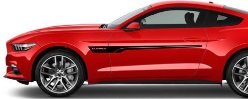 2 x Ford Mustang seitliche Vinyl-Aufkleber mit Grafik-Rallye-Aufkleber