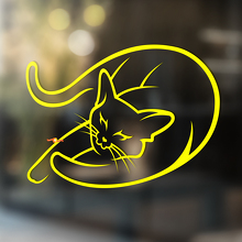 Lying Cat Universeller Aufkleber aus Vinyl_4