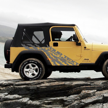 Jeep Wrangler (1999–2006) Custom Vinyl Wrap Kit – Wrangler zerrissen 2