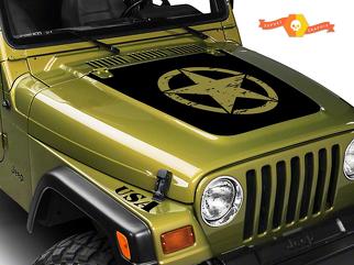 Jeep Wrangler (1999–2006) Custom Vinyl Wrap Kit – Militär-Kit