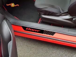 4 x Dodge Dart Vinyl-Einstiegsleisten-Aufkleber 2013–2018 Turbo GT Limited Rallye SXT