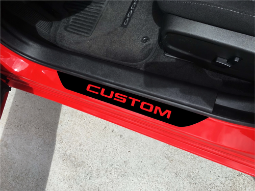 CUSTOM Vierteiliges Türschwellen-Set Tür Vinyl Aufkleber Sticker für Dodge Durango 2011-2018