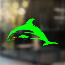 Dolphin Universeller Vinyl-Aufkleber_2