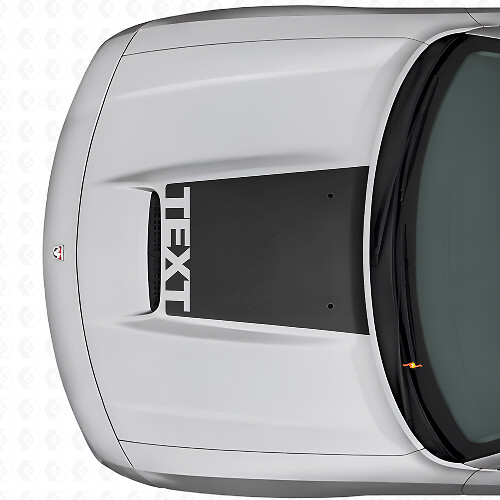 Individuelle Abblendhauben-Folienaufkleber für Dodge Charger 2006-2010