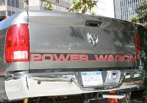  Power Wagon Heckklappen-Akzent Vinyl-Aufkleber für Dodge Ram 1500