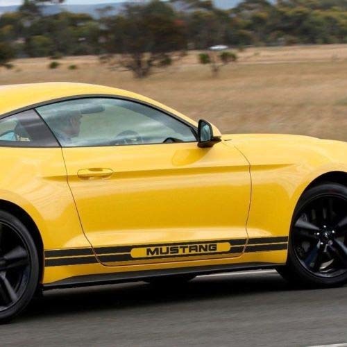 Ford Mustang 6. Generation Grafik Seitenstreifen Aufkleber Retro Ford Performance