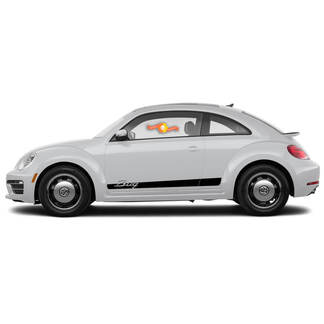 Volkswagen Beetle 2011-2018 Stripe Graphics Decals Bug im Porsche-Stil