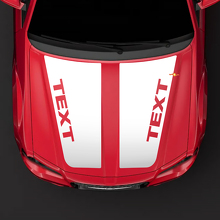 2005–2010 Chrysler 300C SRT-8 HEMI-Stil-Motorhaubenaufkleber, vorgestanzt, verdunkelnd
 2