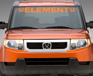 Element Honda Windschutzscheiben-Banner-Auto-Aufkleber, individueller Schriftzug, Fenster, benutzerdefinierte Vinyl-Grafik
