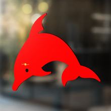Taucherdelphin-Silhouette Universeller Vinylaufkleber_2