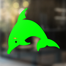 Taucherdelphin-Silhouette Universeller Vinylaufkleber_3
