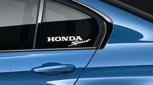 Honda Sport Viertelfenster Vinyl-Aufkleberpaar für Honda Civic