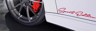SPORT Edition Performance Sport Car Aufkleber Aufkleber Emblem Logo ROT (Passt zu: HONDA