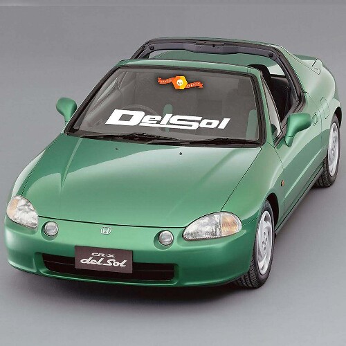 Del Sol Logo Windschutzscheiben-Banner Vinyl-Aufkleber für Honda Del Sol