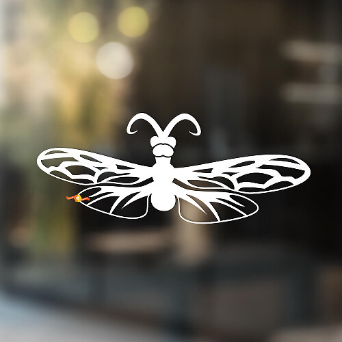 Dragonfly Universeller Vinyl-Aufkleber