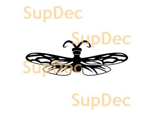 Libellen-Vinyl-Kunst-Wandfenster-Badezimmer-Aufkleber-Decal #1
