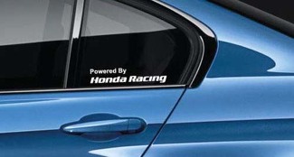 Powered by Honda Racing Aufkleber Aufkleber Logo Civic Type R Accord Integra Paar