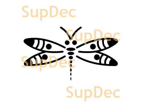 Libelle Vinyl Kunst Wand Fenster Badezimmer Aufkleber Aufkleber #2
