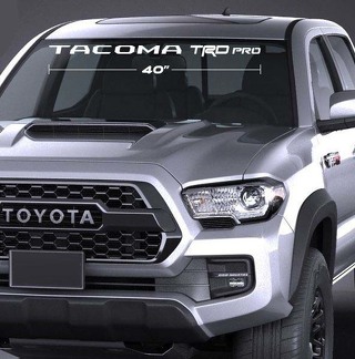 TOYOTA TACOMA TRD PRO WINDSCHUTZSCHEIBENAUFKLEBER 4x4 Geländewagen